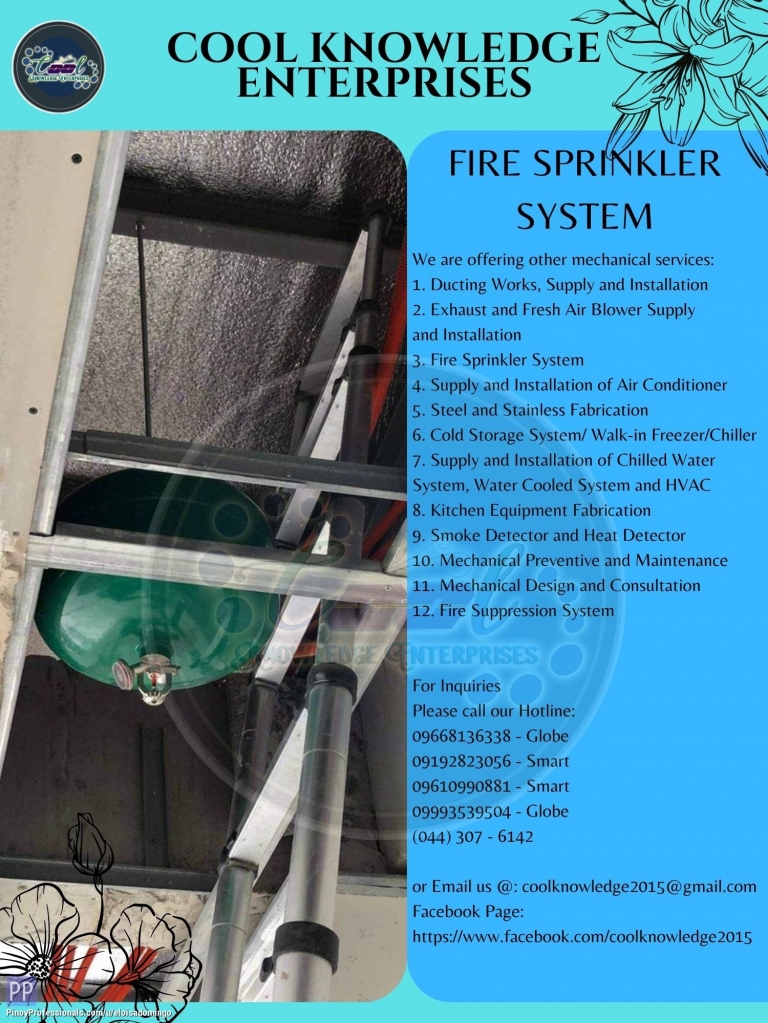 Engineers - Fire Sprinkler System - Marilao, Bulacan