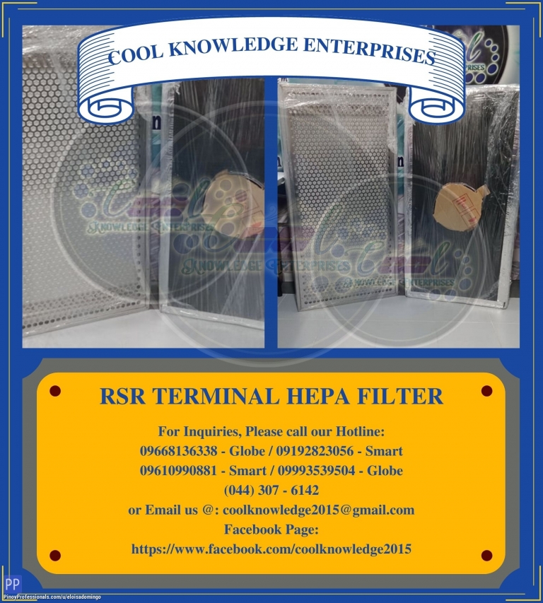 Engineers - RSR Terminal HEPA Filter w/Case - Meycauayan