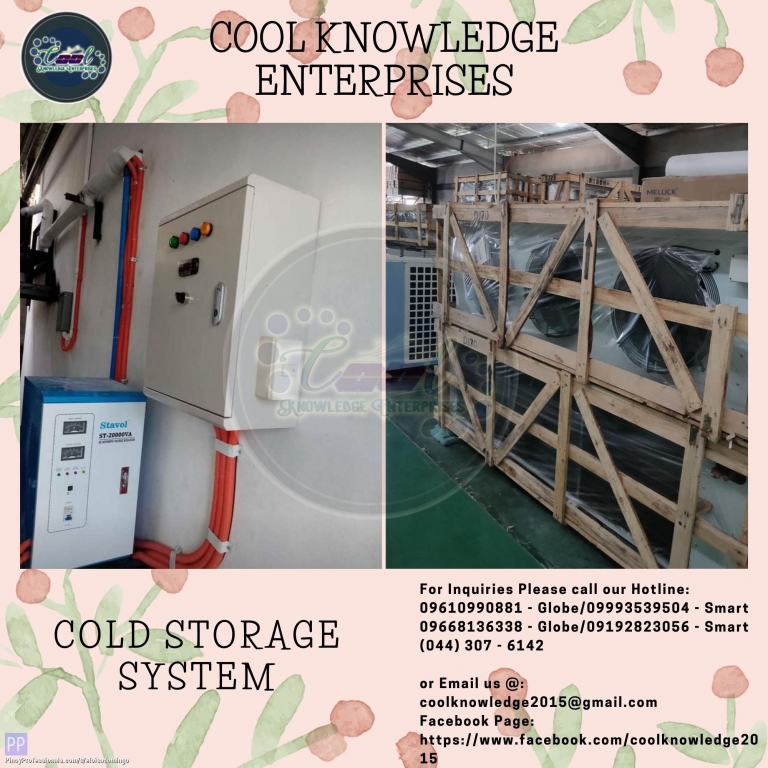 Education - Cold Storage System Angeles, Pampanga