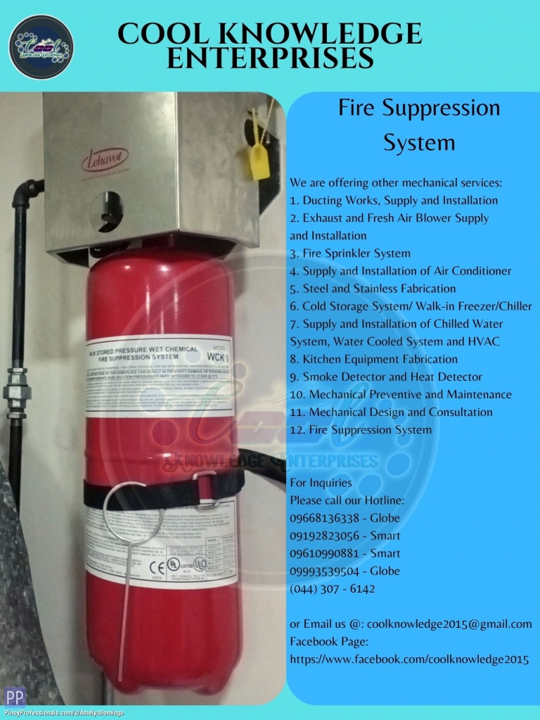 Engineers - Meycauayan, Bulacan - Fire Suppression System