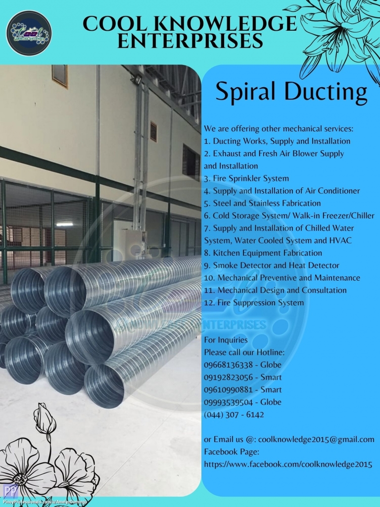 Engineers - Meycauayan, Bulacan - Spiral Ducting