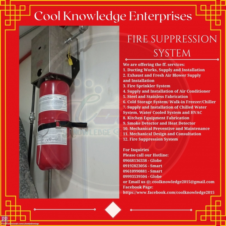 Engineers - Marilao, Bulacan - Fire Suppression System