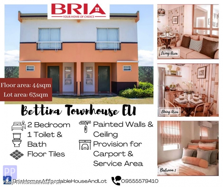 House for Sale - Affordable House and Lot and Promo's (Bettina Select EU)