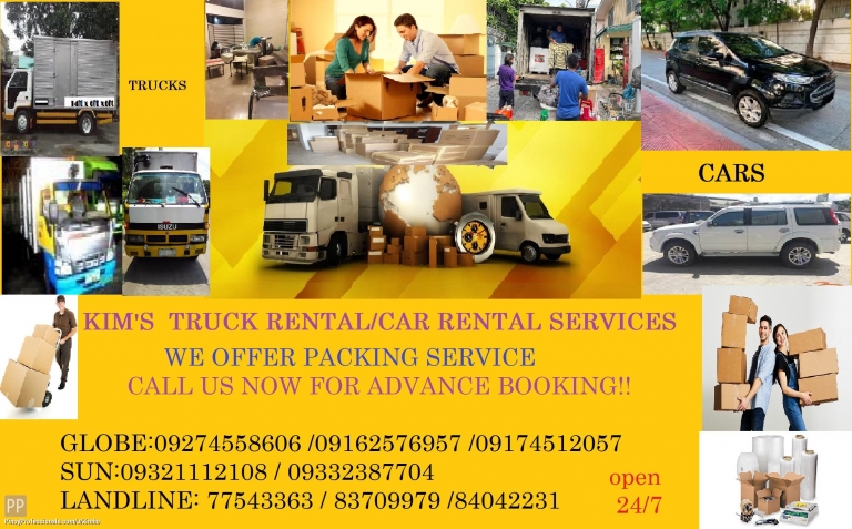 Moving Services - KIM'S TRUCK RENTAL AND CAR RENTAL SERVICES