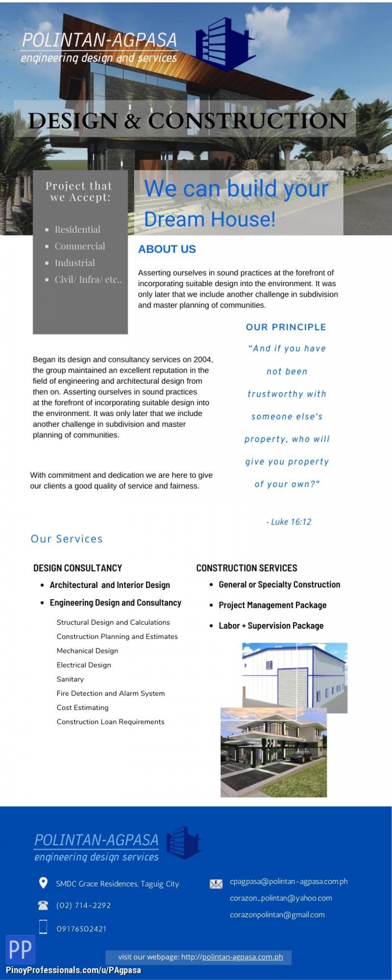 Engineers - Polintan-Agpasa Engineering and Architectural Design Services