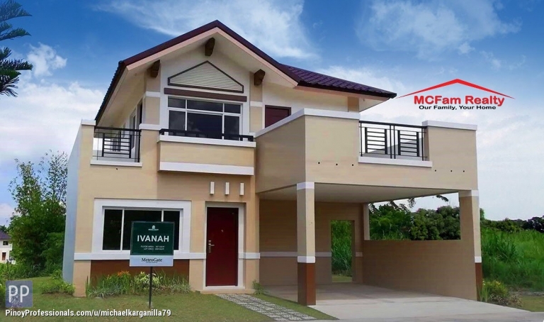 House for Sale - 3BR Ivanah Model - House and Lot in Bulacan - Metrogate Meycauayan