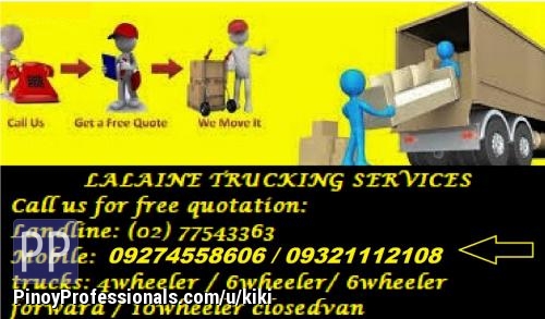 Moving Services - LALAINE LIPAT BAHAY SERVICES