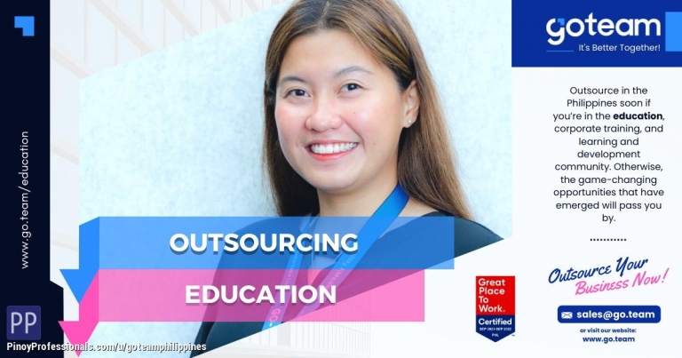 Education - Outsourcing Education Services to the Philippines - GoTeam