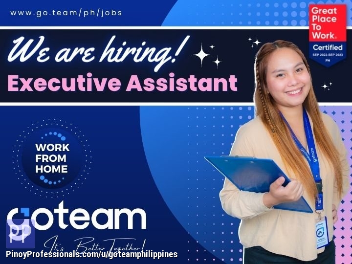 Administrative Clerical - How to become a Executive Assistant in GoTeam Philippines.