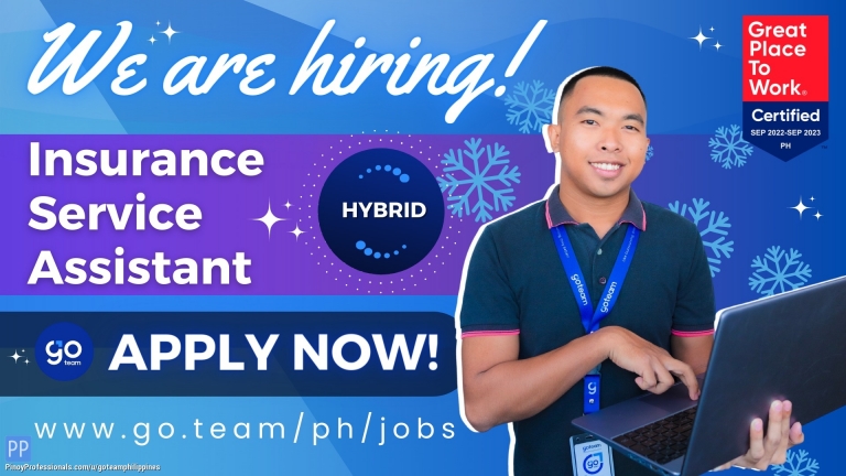 Administrative Clerical - Hybrid Job Hiring: Insurance Service Assistant - GoTeam