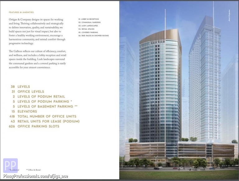 Office and Commercial Real Estate - PRIME OFFICE SPACE FOR SALE IN ORTIGAS, PASIG CITY, METRO MANILA