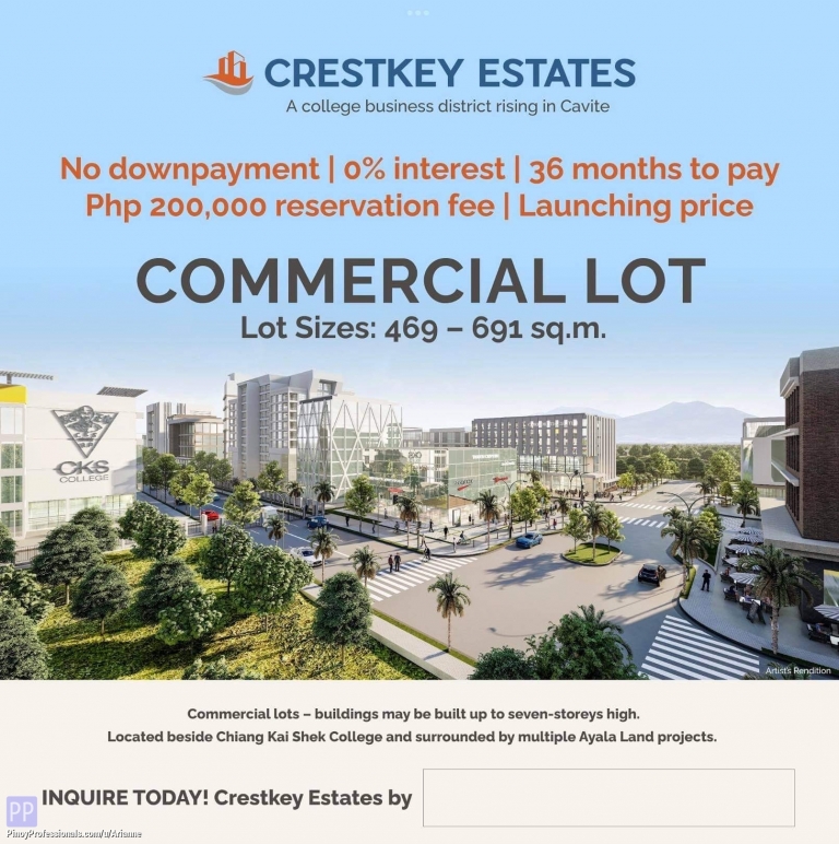 Apartment and Condo for Sale - COMMERCIAL LOT FOR SALE