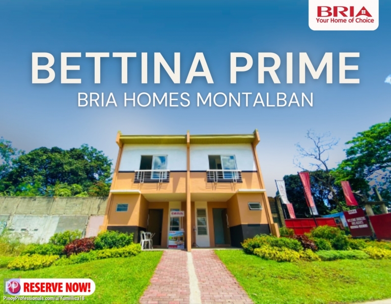 House for Rent - BRIA HOMES MONTALBAN