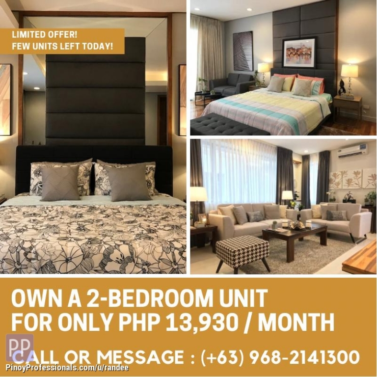 Apartment and Condo for Sale - 2-BEDROOM CONDO FOR SALE NEAR GREENFIELD DISTRICT UNILAB AND ORTIGAS CENTRAL BUSINESS DISTRICT