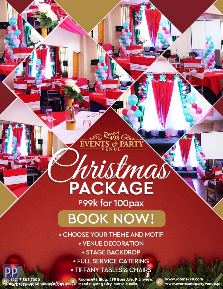 Event Planners - Corporate Christmas Party Package