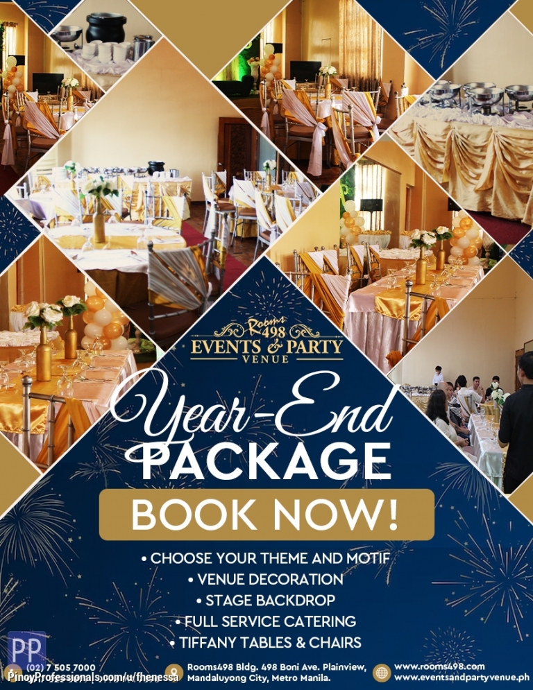 Event Planners - Year End Party at Rooms498
