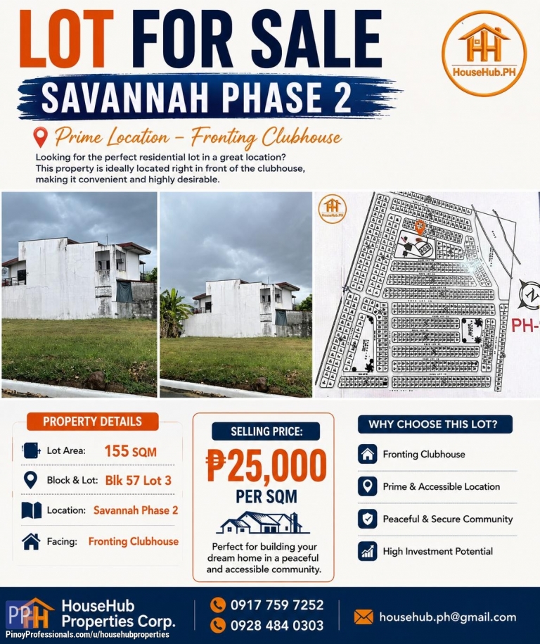 Land for Sale - LOT FOR SALE – SAVANNAH PHASE 2