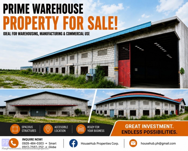 Office and Commercial Real Estate - PRIME INDUSTRIAL & COMMERCIAL ESTATE FOR SALE Pandacaqui, Mexico, Pampanga
